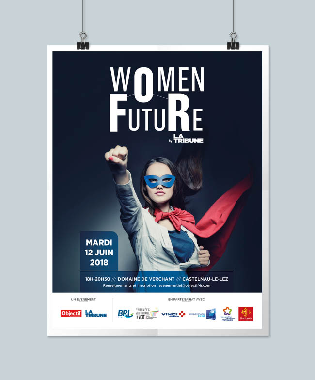 Affiche et site web Women For Future