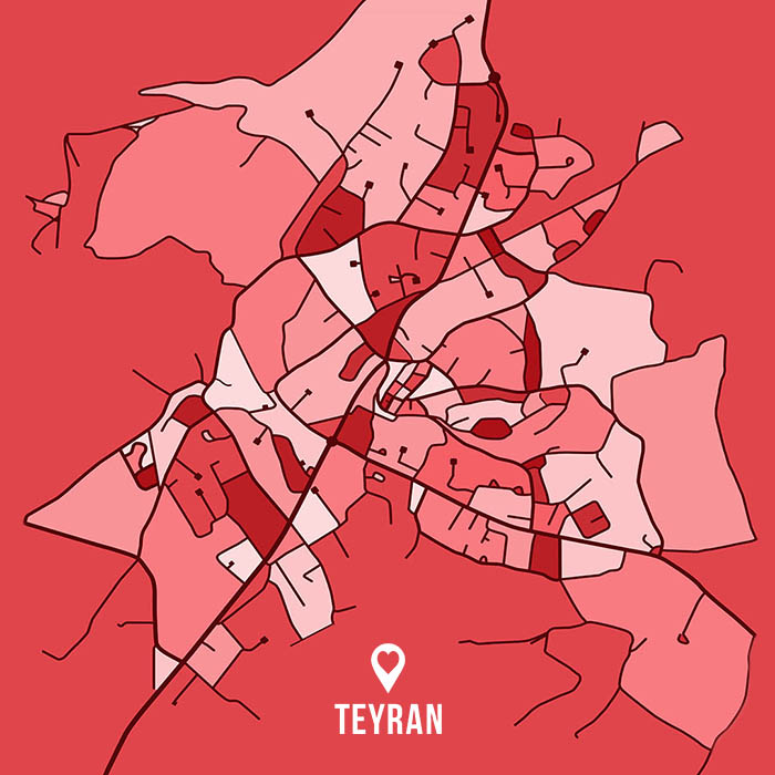 Teyran map