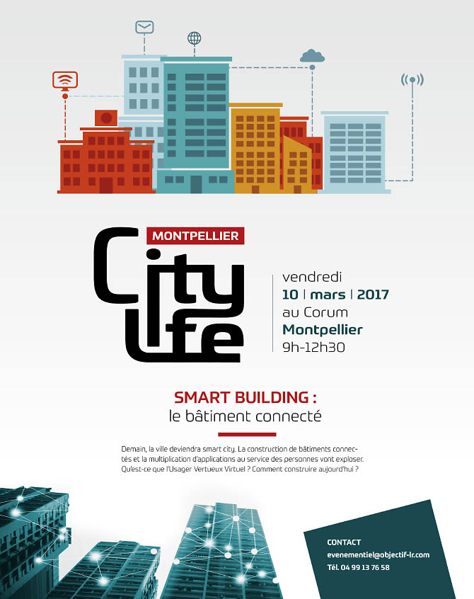 Affiche Montpellier City Life