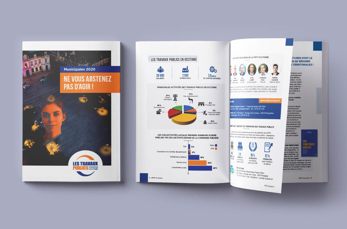 Brochure touristique de promotion pour la Région Occitanie