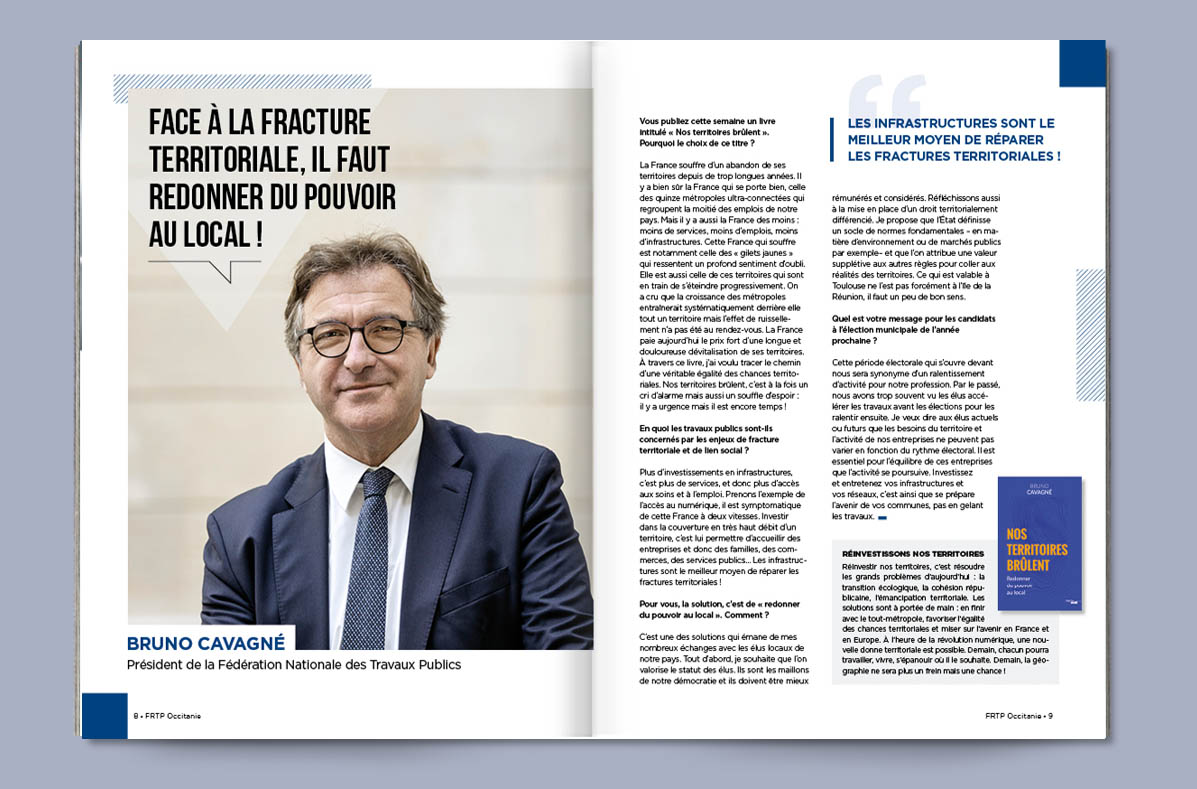Brochure touristique promotionnelle pour la Région Occitanie