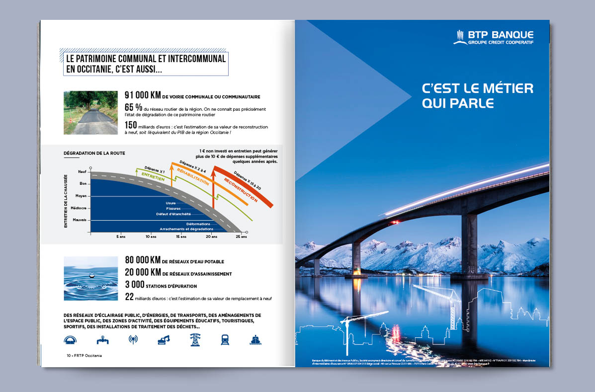 Brochure touristique promotionnelle pour la Région Occitanie